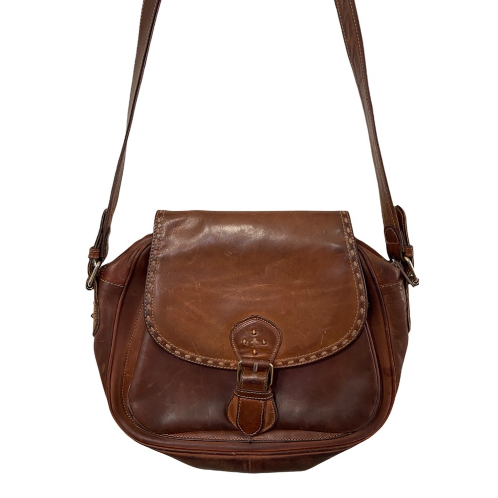 Montbui Difusion leather crossbody bag